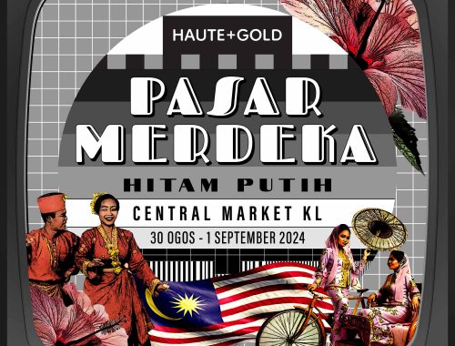 Pasar Merdeka Hitam Putih