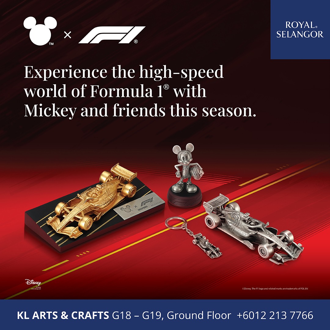 Royal Selangor’s landmark Disney x Formula 1 Collection